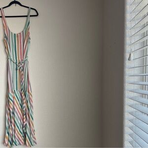 Hurley Belted Sundress with side slit Size XL